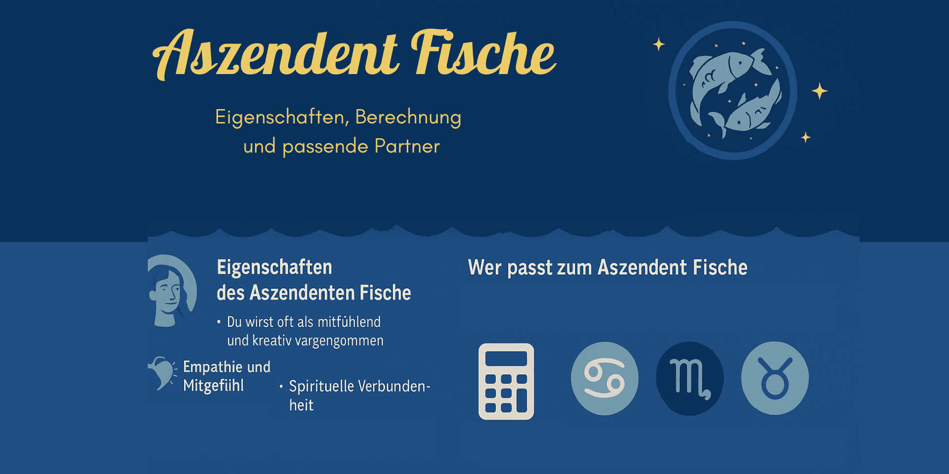 Aszendent Fische: So beeinflusst er deine Ausstrahlung, Intuition & Liebesfähigkeit ♓️🌊✨