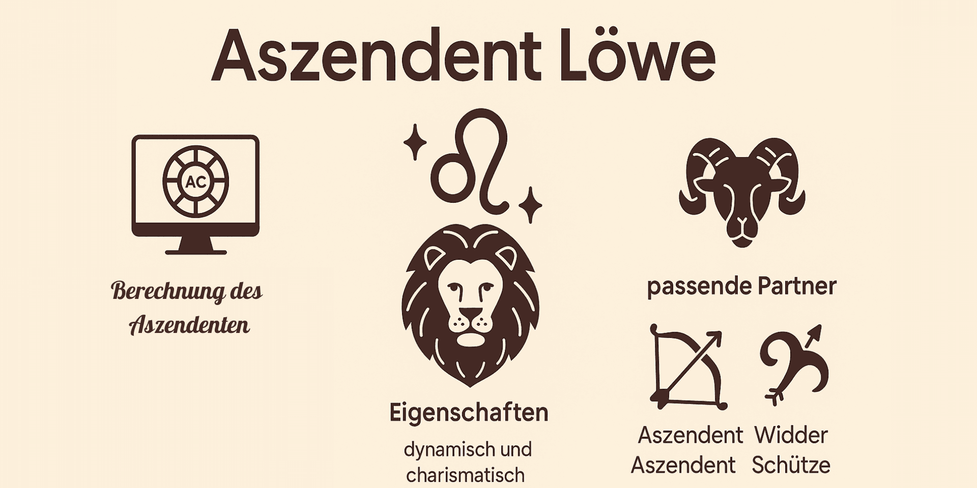 Aszendent Löwe: So prägt er deine Ausstrahlung, Anziehungskraft & Art zu lieben 🦁✨♌️