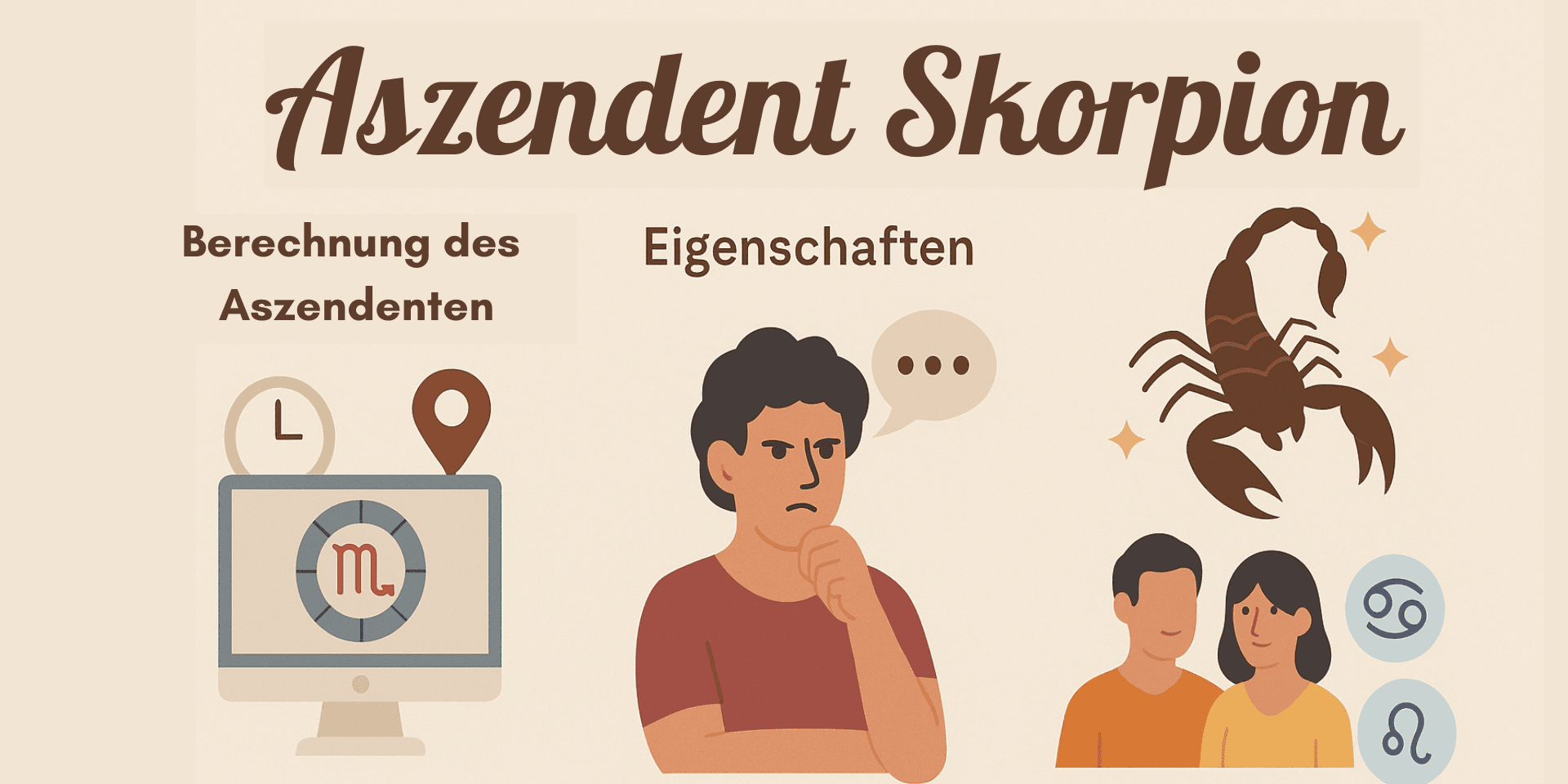 Aszendent Skorpion: So wirkt deine tiefe, magnetische Ausstrahlung auf andere & in der Liebe ♏️🦂✨
