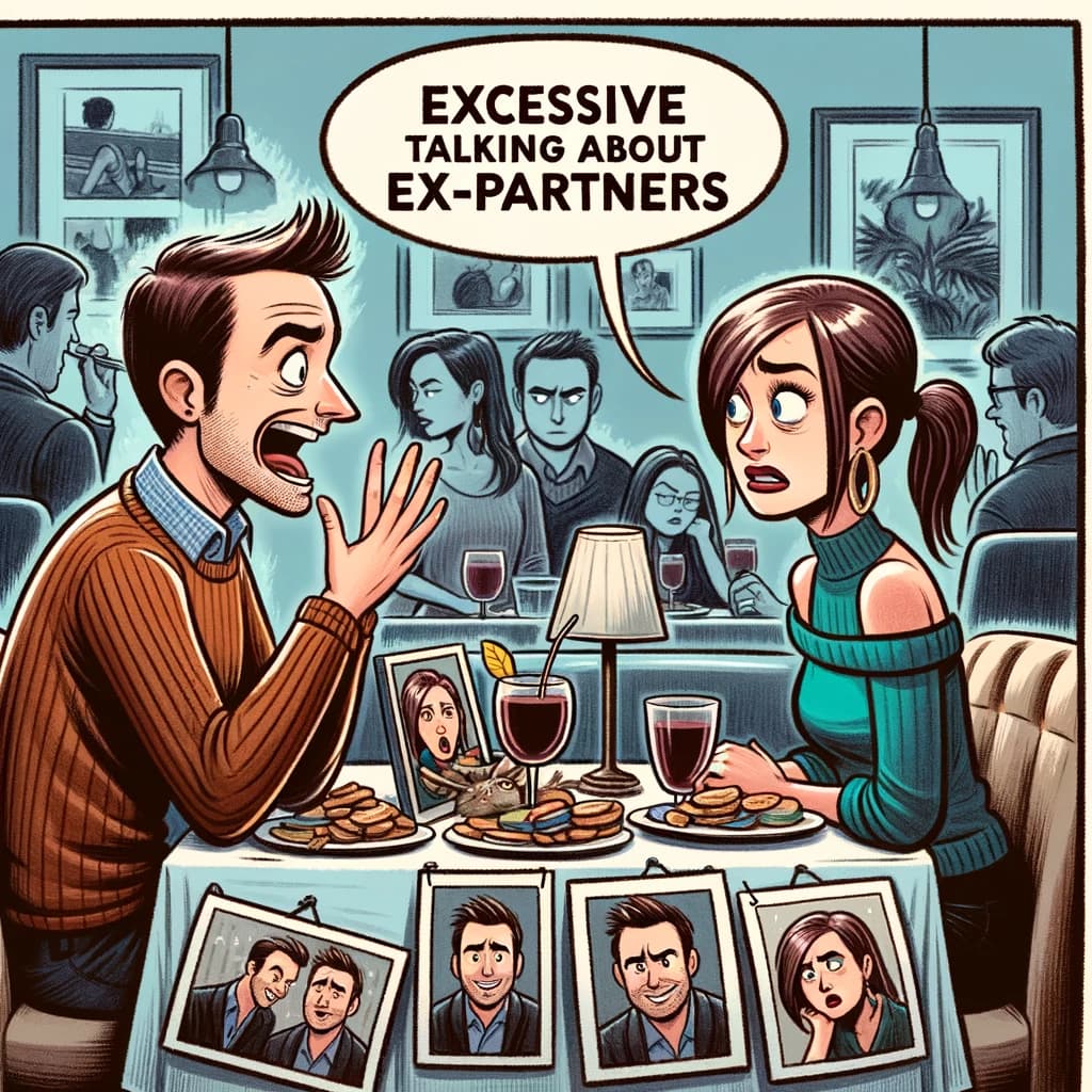 Datingfehler: Übermäßiges Sprechen über Ex-Partner