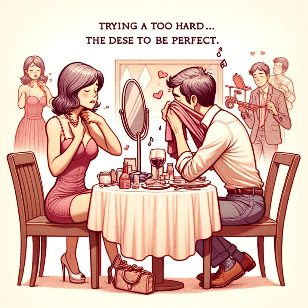 Datingfehler: Versuchen perfekt zu sein
