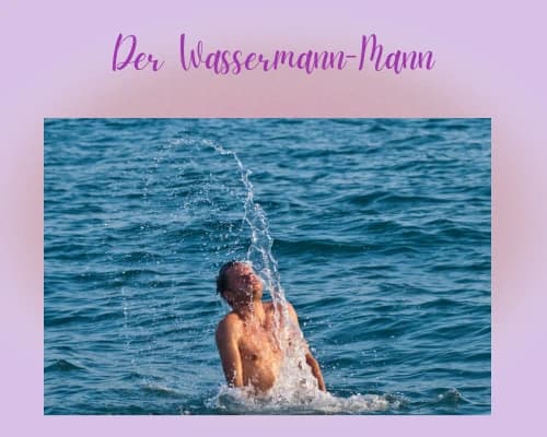 Der Sternzeichen Wassermann Mann