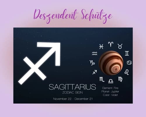 Wie der Deszendent in Schütze deine Beziehungen prägt