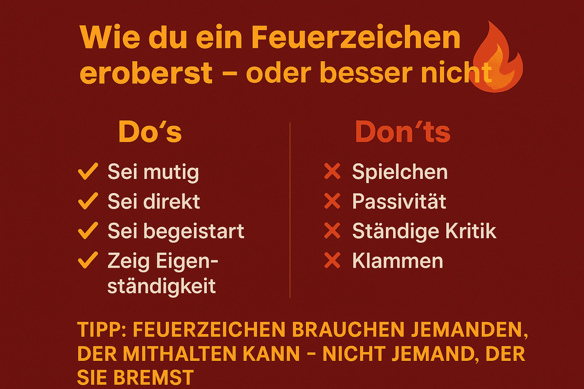 Wie du ein Feuerzeichen eroberst