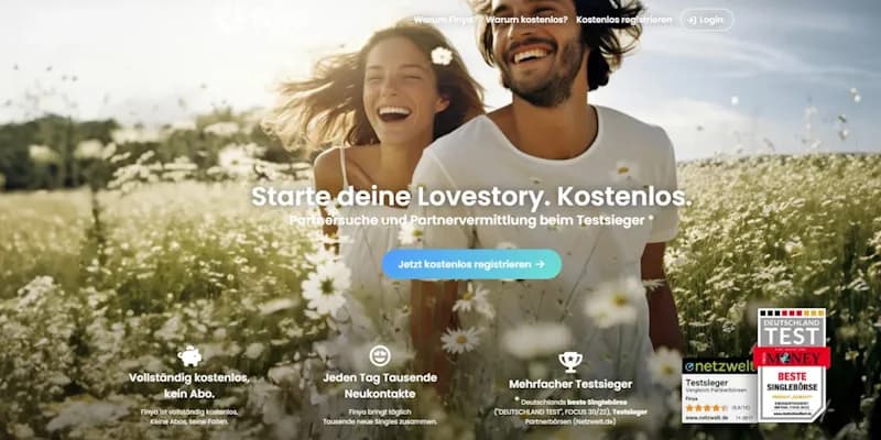 Finya: Kostenlose Singlebörse - Testbericht