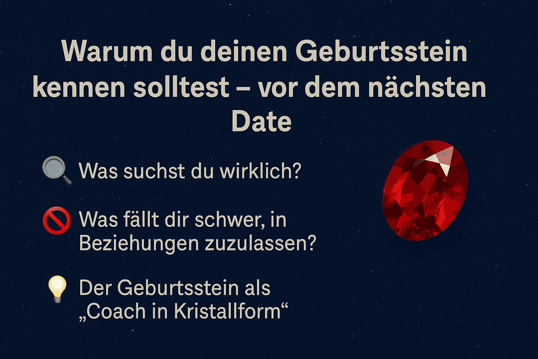 Warum du deinen Geburtsstein kennen solltest
vor dem nächsten Date
