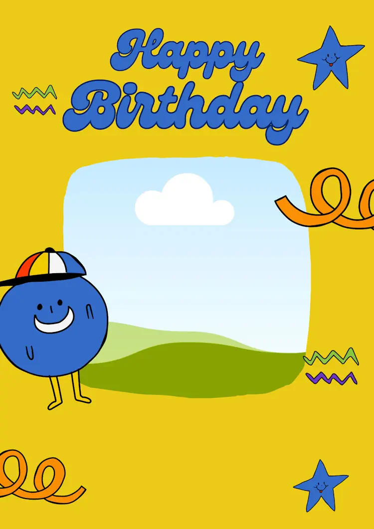 Kostenlose Geburtstagskarte zum Download
