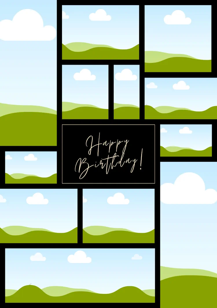 Kostenlose Geburtstagskarte zum Download