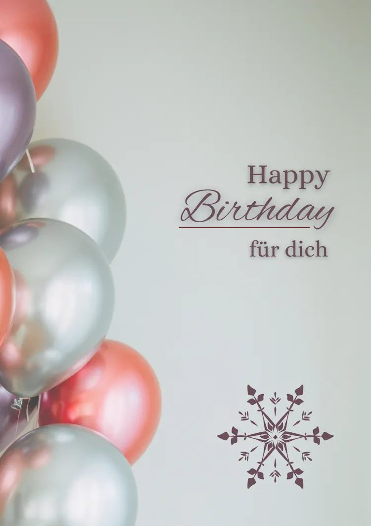 Kostenlose Geburtstagskarte zum Download