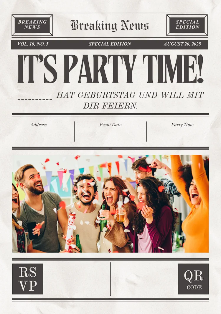 Kostenlose Geburtstagskarten zum Download