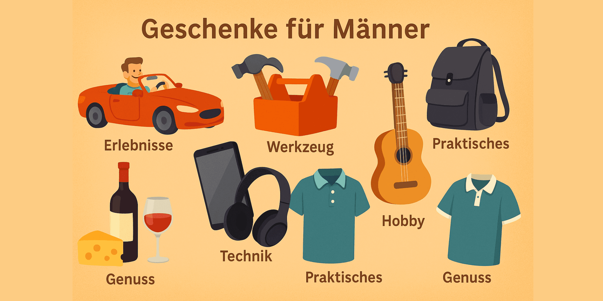 Geschenke für Männer: Kreative & persönliche Ideen für jeden Anlass 🎁🔥