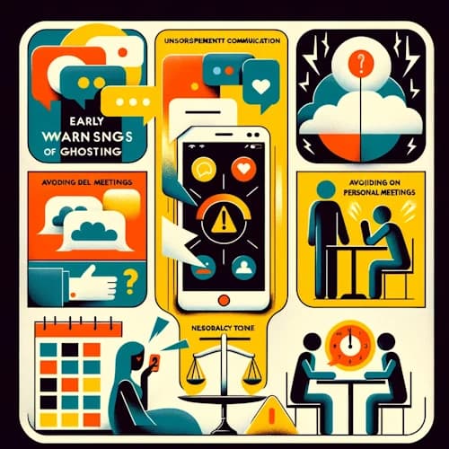 Was sind Frühwarnzeichen für Ghosting?