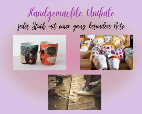 Handgemachte Unikate: Kreativität trifft auf Individualität