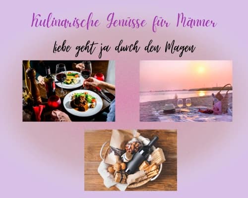 Kulinarische Genüsse für Männer