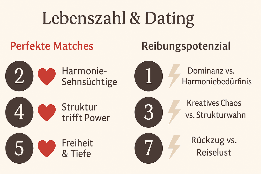 Lebenszahl & Dating: