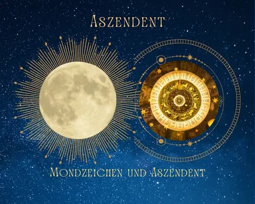 Wie hängen Mondzeichen und Aszendent zusammen?