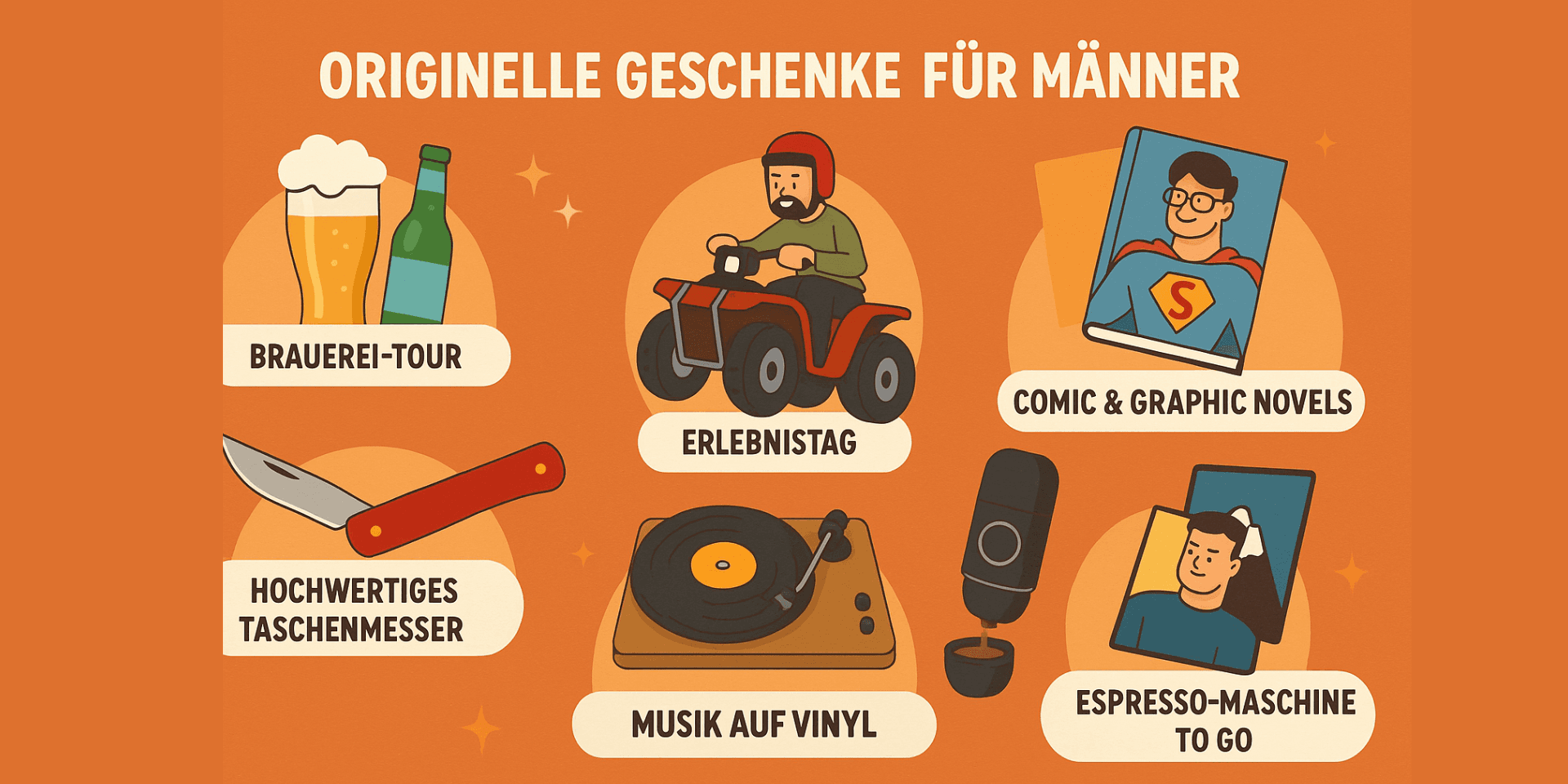 Originelle Geschenkideen für Männer: Kreativ, persönlich & unvergesslich 🎁🔥