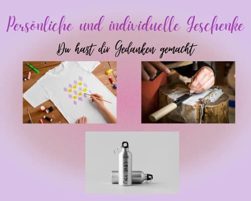 Persönliche und individuelle Geschenke für den Freund