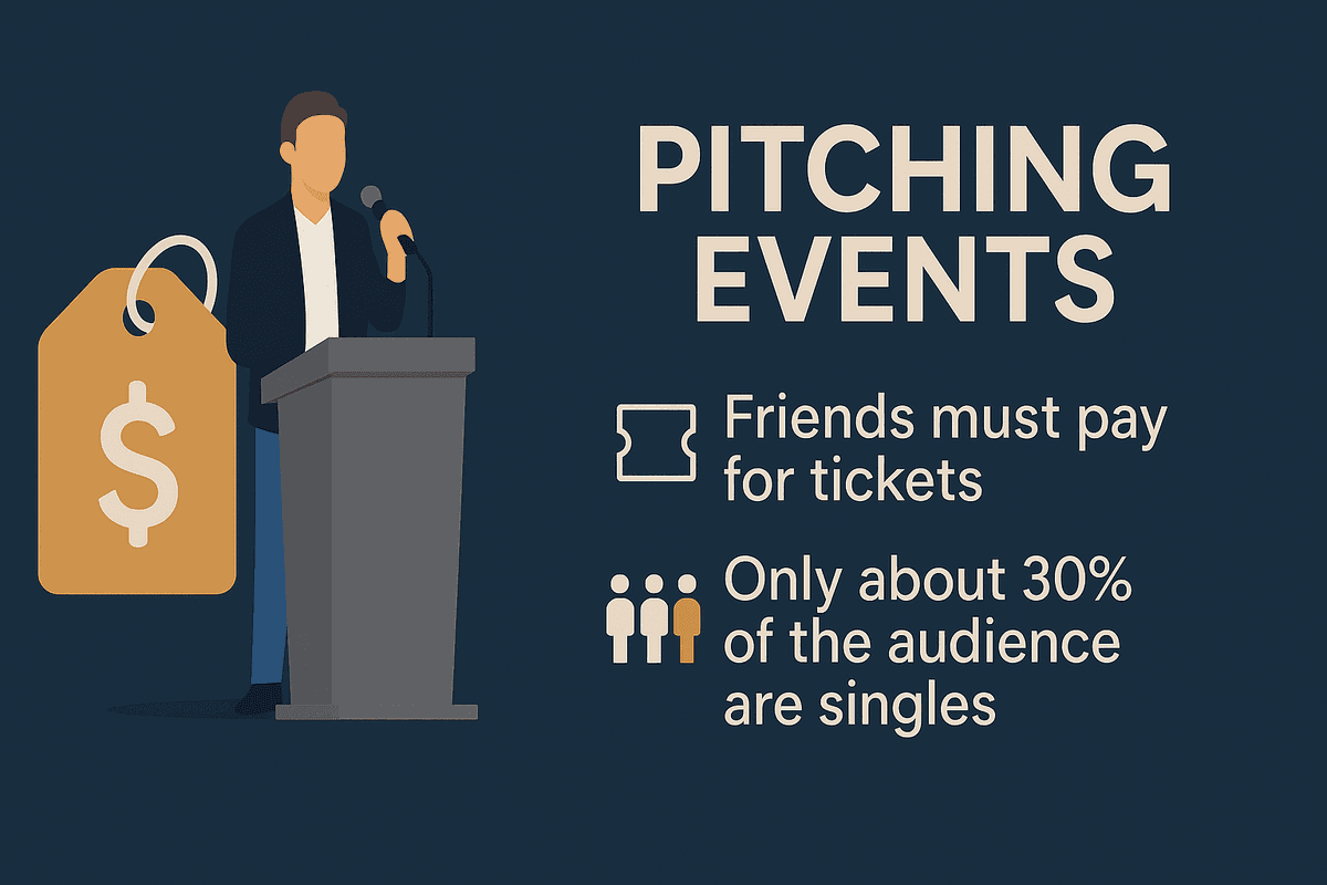 🎤 Pitching Events Nachteile