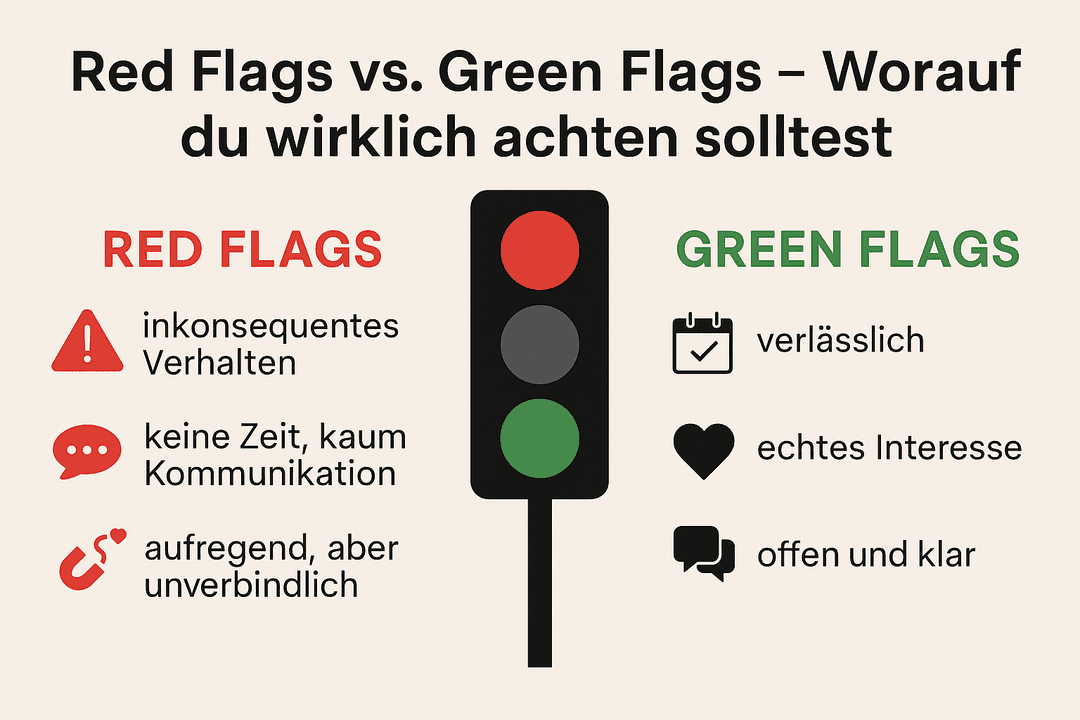 🚦Red Flags vs. Green Flags – Worauf du wirklich achten solltest