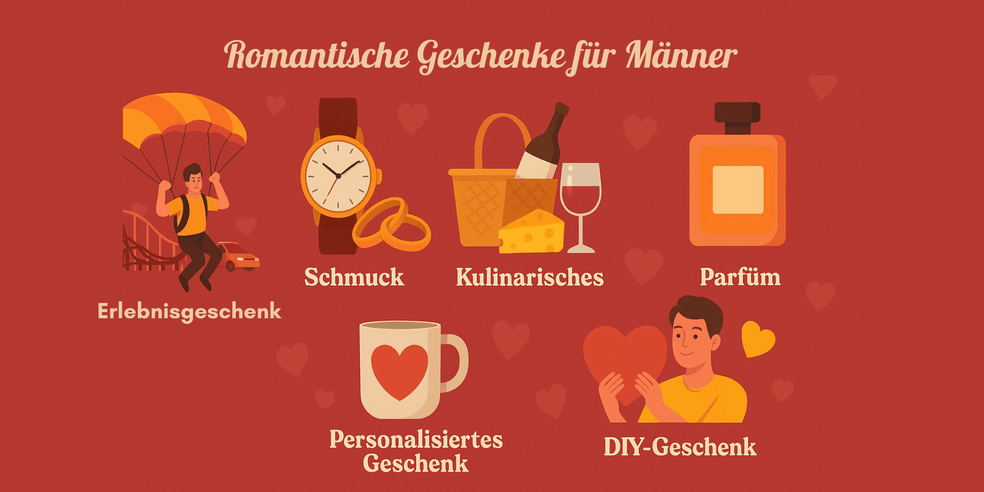 Romantische Geschenkideen für Männer: Persönlich, kreativ & unvergesslich 🎁❤️