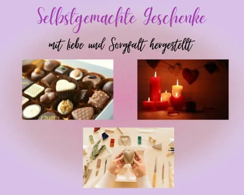 Selbstgemachte Geschenke für die Freundin