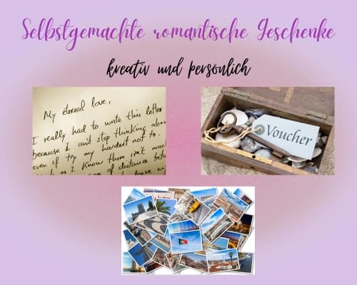 Selbstgemachte romantische Geschenke für Männer