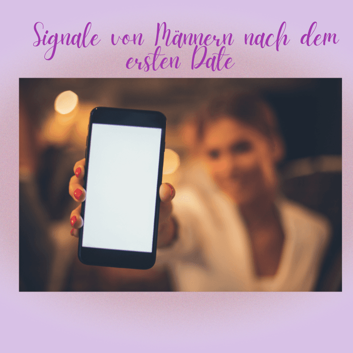Verhalten von Männern nach dem ersten Date: Signale