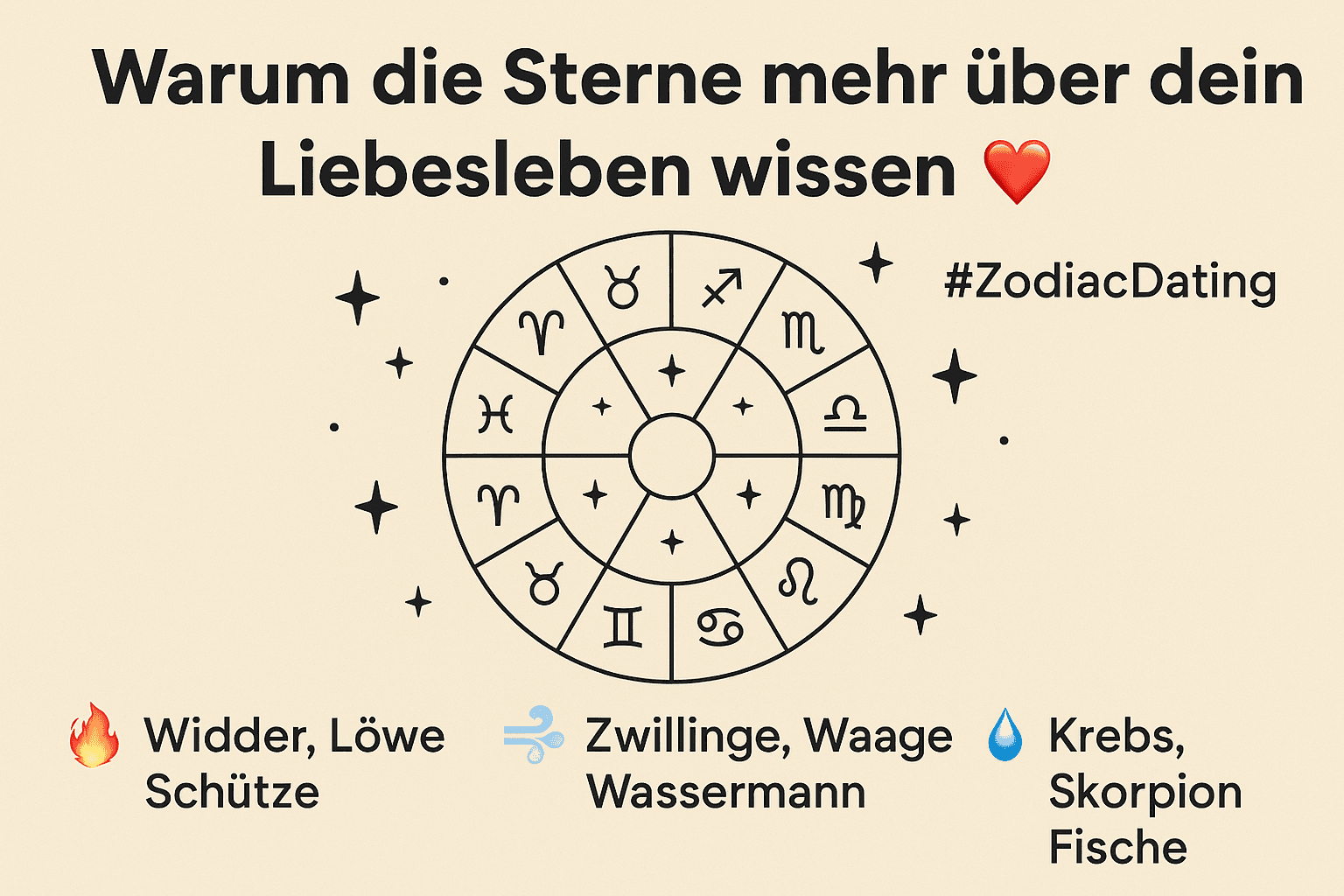 Warum die Sterne mehr über dein Liebesleben wissen als du selbst