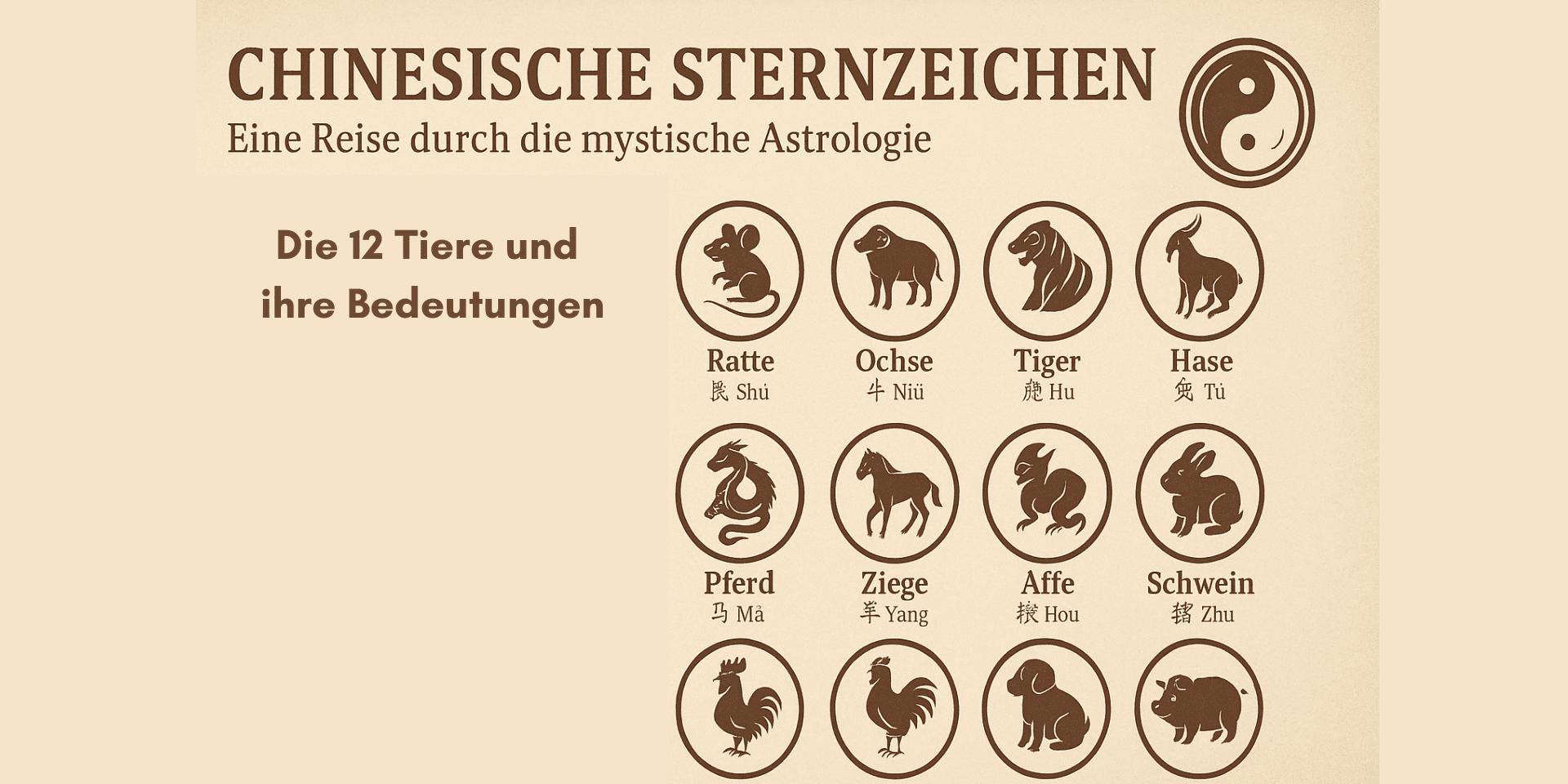 Chinesische Sternzeichen & Liebe: Finde heraus, wer wirklich zu dir passt 🐉🐰❤️✨