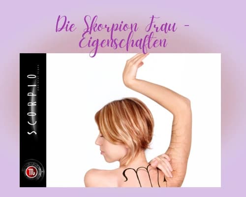 Skorpion Frau Eigenschaften