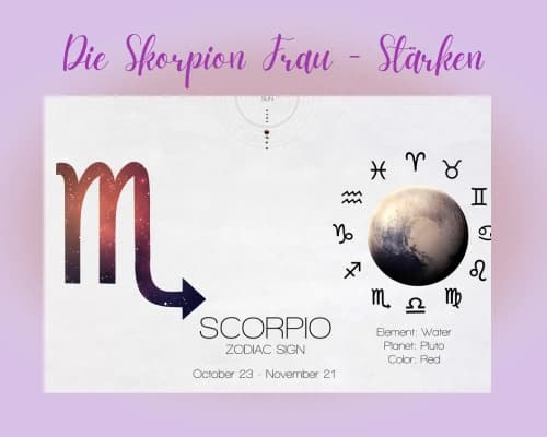 Was sind die Stärken einer Skorpion Frau?