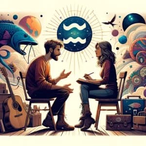 Sternzeichen Wassermann in der Kennenlernphase