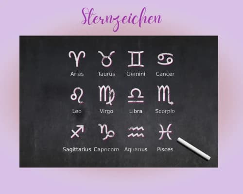 Die Sternzeichen und ihre Bedeutung