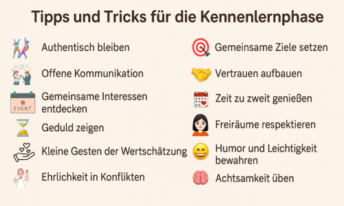 💘 Tipps & Tricks für die Kennenlernphase