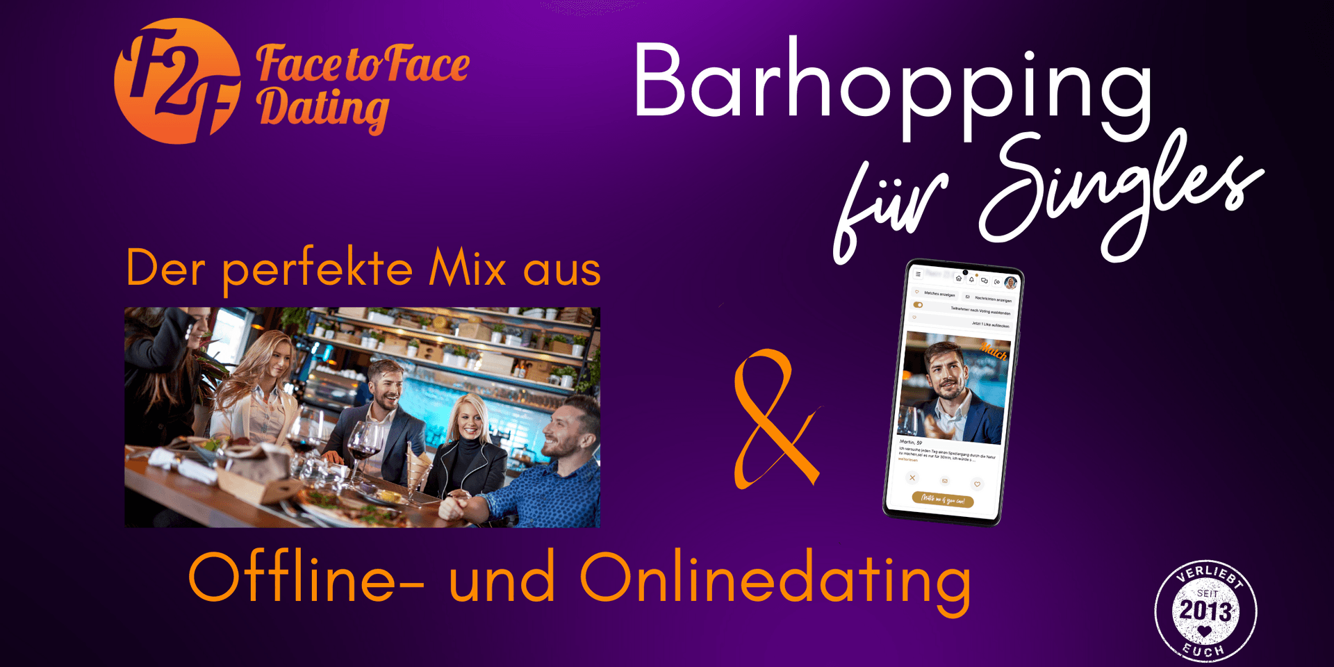 Singles treffen in der Nähe beim Barhopping für Singles