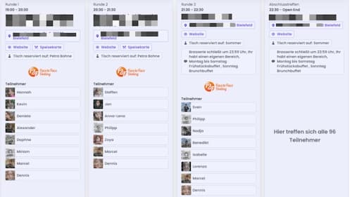 Webapp mit Ablaufplan
