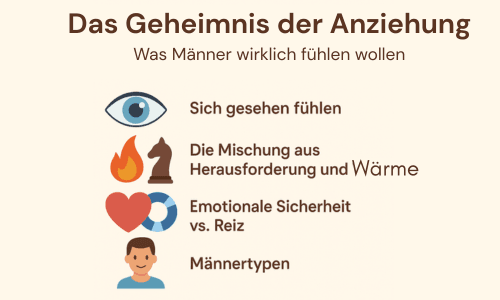 🧩 Das Geheimnis der Anziehung: Was Männer wirklich fühlen wollen