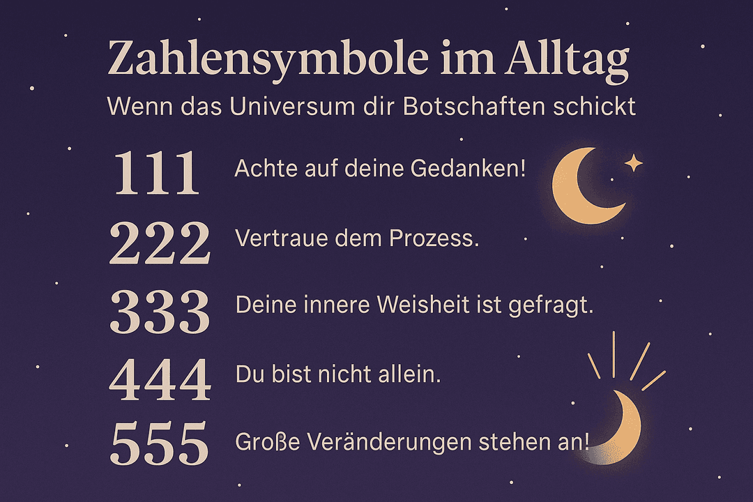 Zahlensymbole im Alltag