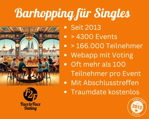 Face to Face: Barhopping für Singles