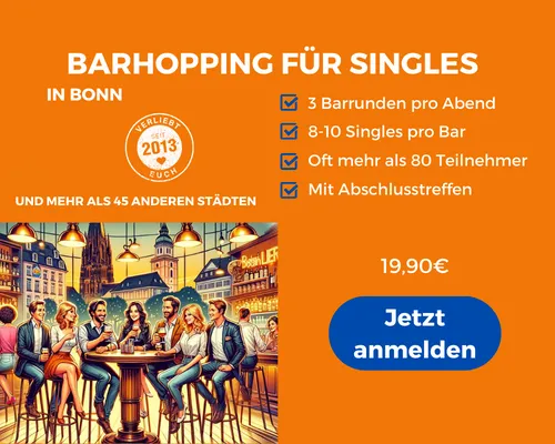 Face to Face Dating Bonn: Barhopping für Singles