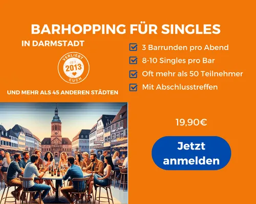Face-to-Face-Dating-Darmstadt: Barhopping für Singles in Darmstadt