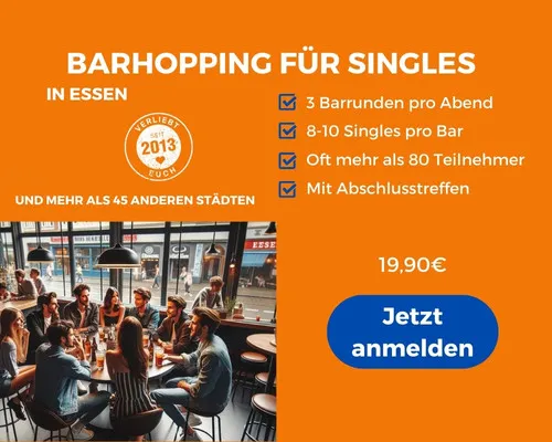 Face to Face Essen: Barhopping für Singles in Essen