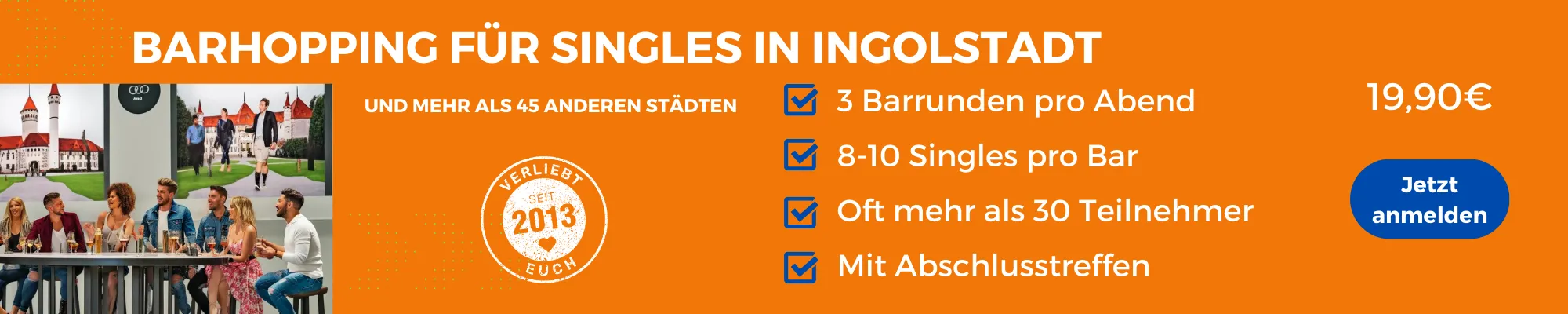 Face to Face Ingolstadt: Barhopping für Singles in Ingolstadt