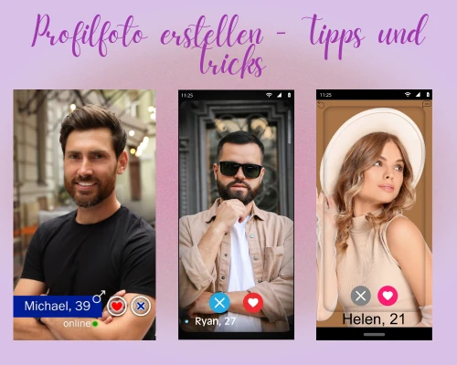 Profilfoto für Dating Apps und Singlebörsen erstellen. Tipps für mehr Matches