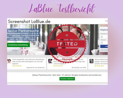 Ausführlicher Testbericht zur kostenlosen Singlebörse LaBlue.de